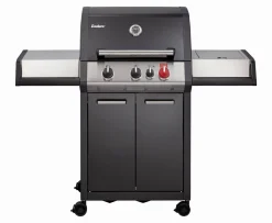 Enders Monroe Black Pro 3 K Turbo Gasgrill Backburner Seitenkocher