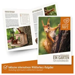 Wildtierherz Eichhörnchen Futterhaus Spielhaus Aus Massivholz, 100% Wetterfest -Garten- & Gewächshäuser Geschäft e44c3625c0f472dc1bc25af1ae8ddf4e
