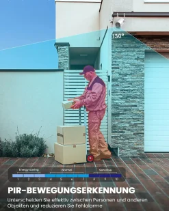 IeGeek 2K 3MP Überwachungskamera Aussen Akku, Kabellose WLAN Kamera Outdoor Mit PIR Bewegungsmelder, Personen/Autoerkennung, Farbnachtsicht, 2-Wege Audio, Arbeit Mit Alexa, IP65 21 IeGeek 2K 3MP Überwachungskamera Aussen Akku, Kabellose WLAN Kamera Outdoor Mit PIR Bewegungsmelder, Personen/Autoerkennung, Farbnachtsicht, 2-Wege Audio, Arbeit Mit Alexa, IP65 -Garten- & Gewächshäuser Geschäft e4658ad64f1ac62f520b7256fc2c275a 1