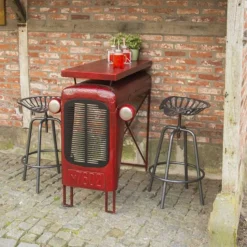 Esschert Design Traktortisch Rot; IH033 -Garten- & Gewächshäuser Geschäft e4ac9dbf38ffc18a354b8ab45d7aa4cd