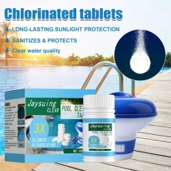 Jesunfuzhu Schwimmender Chlorspender + 50g Chlortabletten Für Den Whirlpool Pool -Garten- & Gewächshäuser Geschäft e4af8dbe7ee088467315e25e6f4d65de