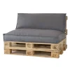 2L Home & Garden Palletkussen Metro Lounge Grijs - 120 X 80cm