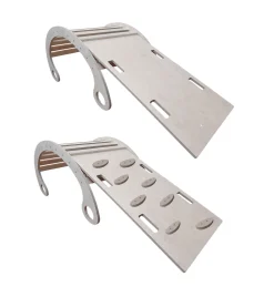 Pinczo XXL Kletterbogen Mit Rutsche Und Kletterbrett - Indoor Bogenwippe Klettergerüst Für Kinder I Handgemachtes Kletterdreieck Und Montessori Schaukel I Wippe 100x40x50