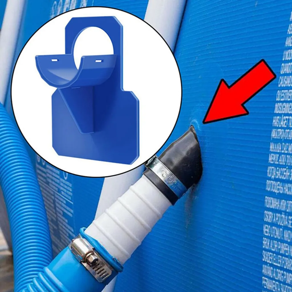 Jinaishop 2 Stück Pool-Injektor-Rohrhalter Wasserrohrhalter Schwimmbecken-Schlauchhalter Wasserrohrschellen Verhinderung Rohrdurchhang Zubehör (Klebeband Und Kabelbinder) 5 Jinaishop 2 Stück Pool-Injektor-Rohrhalter Wasserrohrhalter Schwimmbecken-Schlauchhalter Wasserrohrschellen Verhinderung Rohrdurchhang Zubehör (Klebeband Und Kabelbinder) – Bild 5