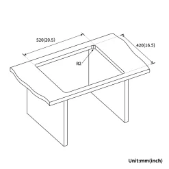 Auralum Rechteckige Küchenspüle 55 × 45 CM, Edelstahl Einbau Spülbecken Inkl. Ablaufgarnitur Und 300ml Seifenspender, Dunkelgrau -Garten- & Gewächshäuser Geschäft e4ef1fe2a21212a1bf0183a325d5c391 2
