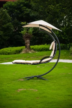 HOME DELUXE - Schwebeliege San Remo Hängeliege Gartenliegen Sonneliege -Garten- & Gewächshäuser Geschäft e501cd30f6c34e32a8309d29c7e35f26