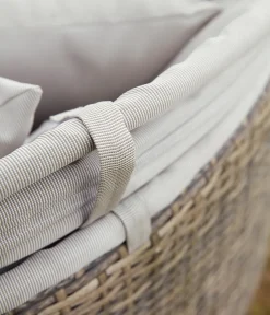 Dehner Sun-Lounger Florida, Rund, Ca. 220 X 160 X 159 Cm, Aluminium/Polyrattan, Braun/grau -Garten- & Gewächshäuser Geschäft e51f9951aa40472df20e735238d63cee