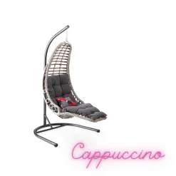 Yelkanat Capri Bodrum Garten Hängesessel Mit Gestell 120 Kg Indoor Outdoor Hängeschaukel (Cappuccino) -Garten- & Gewächshäuser Geschäft e55f833b14c026499dd512ced86725e9