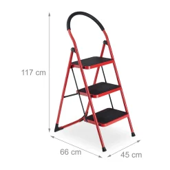 Relaxdays Trittleiter Klappbar 3 Stufen -Garten- & Gewächshäuser Geschäft e56aa41a4e356ff29f80ed6178ed8e17