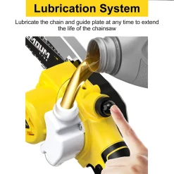 Imoumlive Akku-Mini-Kettensäge 6", 15.2cm Sägeblatt -Garten- & Gewächshäuser Geschäft e57565f5172ae24f001917e28b15cbe1