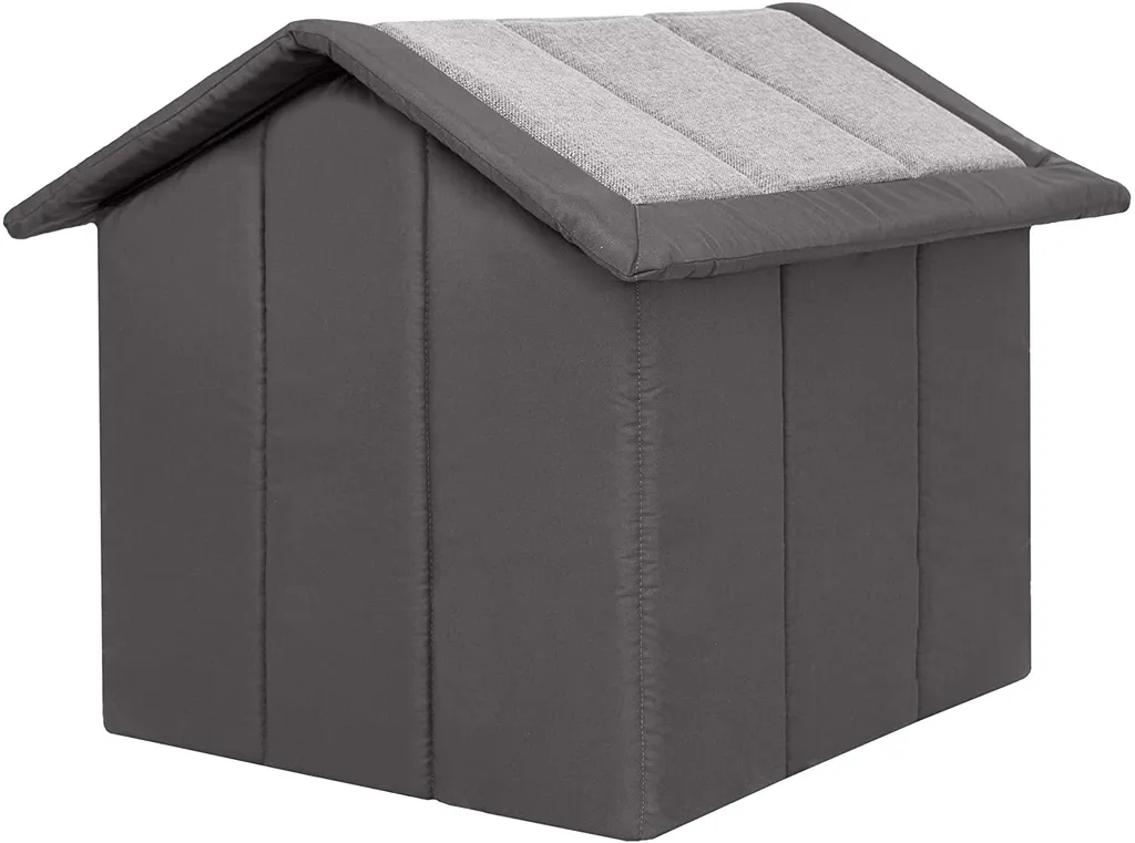 Hobbydog Hundehaus Hundehütte Schlafplatz Beruigungsplatz Beruigungshöhle Hellgrau Graphit R3: 52 X 46 X 53 Cm 3 Hobbydog Hundehaus Hundehütte Schlafplatz Beruigungsplatz Beruigungshöhle Hellgrau Graphit R3: 52 X 46 X 53 Cm – Bild 3