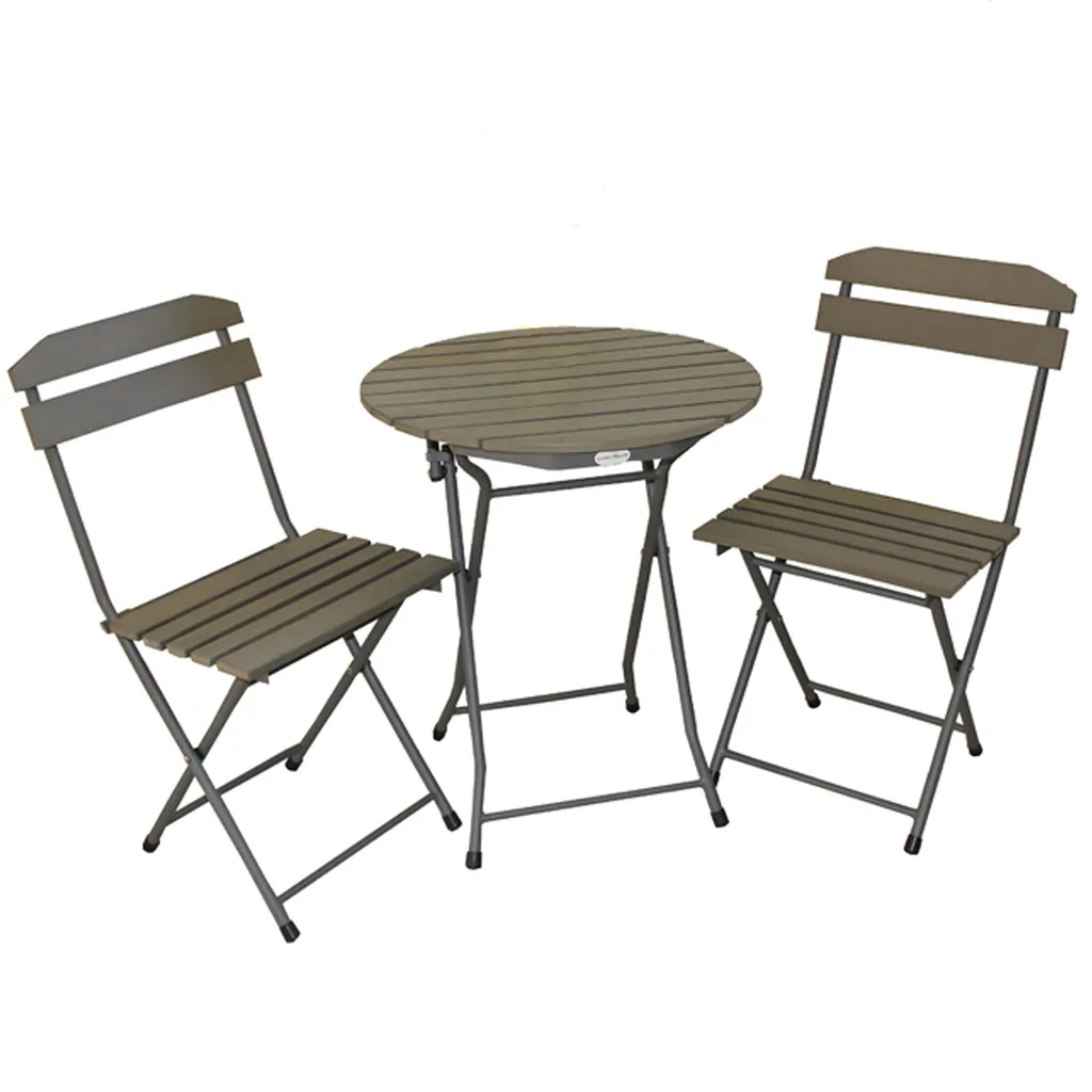 Garden Pleasure 3-tlg. Balkonset Gartenmöbel Sitzgruppe Bistroset Gartengarnitur Terrasse 2 Garden Pleasure 3-tlg. Balkonset Gartenmöbel Sitzgruppe Bistroset Gartengarnitur Terrasse – Bild 2