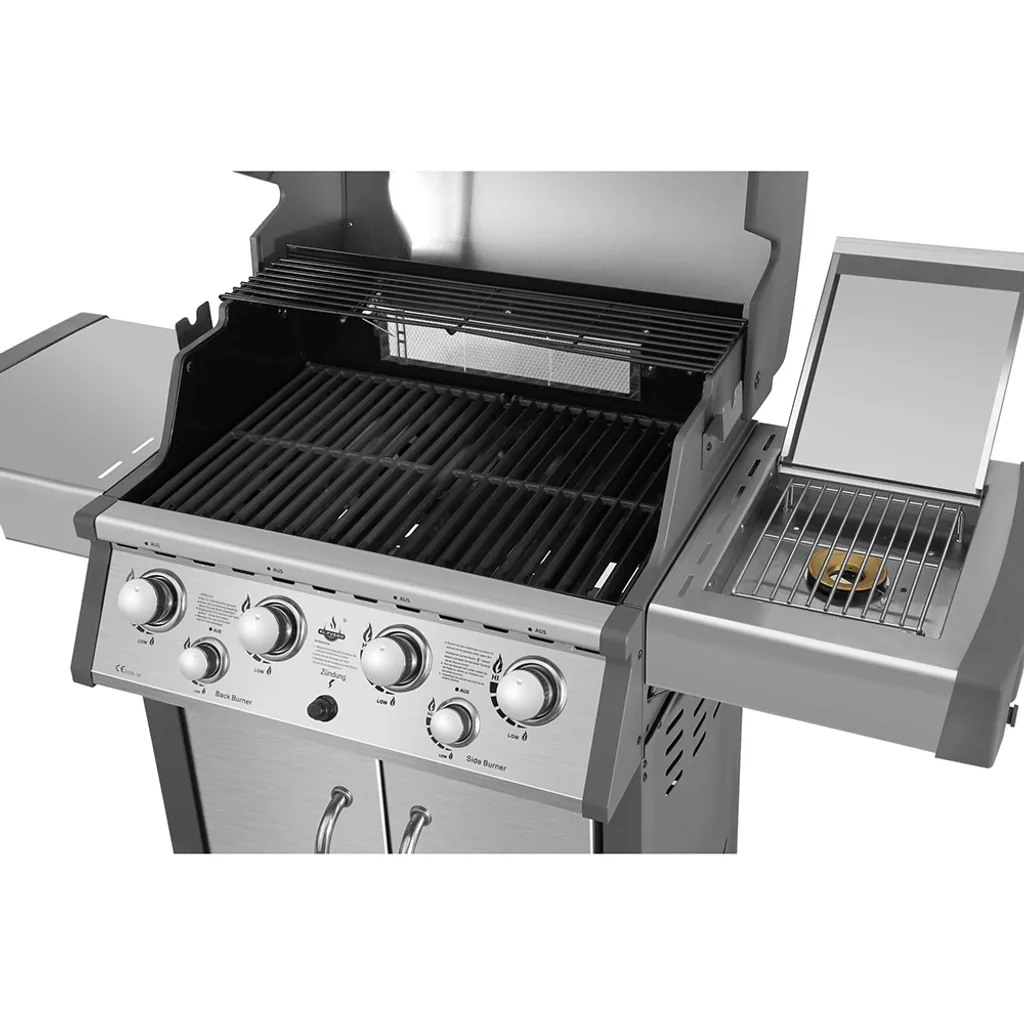 El Fuego Gasgrill / Grillwagen Concord 4 Brenner +1 Seitenbrenner +1 Infrarotbrenner 6 El Fuego Gasgrill / Grillwagen Concord 4 Brenner +1 Seitenbrenner +1 Infrarotbrenner – Bild 6
