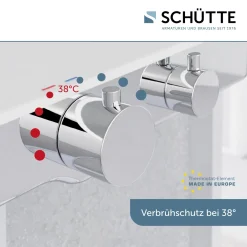 Schütte SCHÜTTE OCEAN Duscharmatur Mit Thermostat, Thermostat, Mischbatterie Dusche Mit Ablage, Duschthermostat -Garten- & Gewächshäuser Geschäft e686ad4dd13797854a6863d09dc91cbc