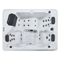 Artsauna Outdoor Whirlpool Oasis – Spa Mit Massagedüsen, LED-Beleuchtung, 2 Filter, Abdeckung, Pumpe, Ausstiegshilfe - Whirlpool Winterfest & Beheizbar -Garten- & Gewächshäuser Geschäft e698db5ec0555490aacacba344441a61