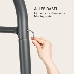 Blumfeldt Palermo - Doppel-Schaukel-Liege, Gartenliege, Stahlrahmen, Sonnendach: 200 X 144 Cm (BxT), Liegefläche: 130 X 207 Cm (BxT), Einfacher Aufbau, 2 Höhenverstellbare Kopfkissen, Grau -Garten- & Gewächshäuser Geschäft e6ec30d750a98d5bb5190e63f7fa5187