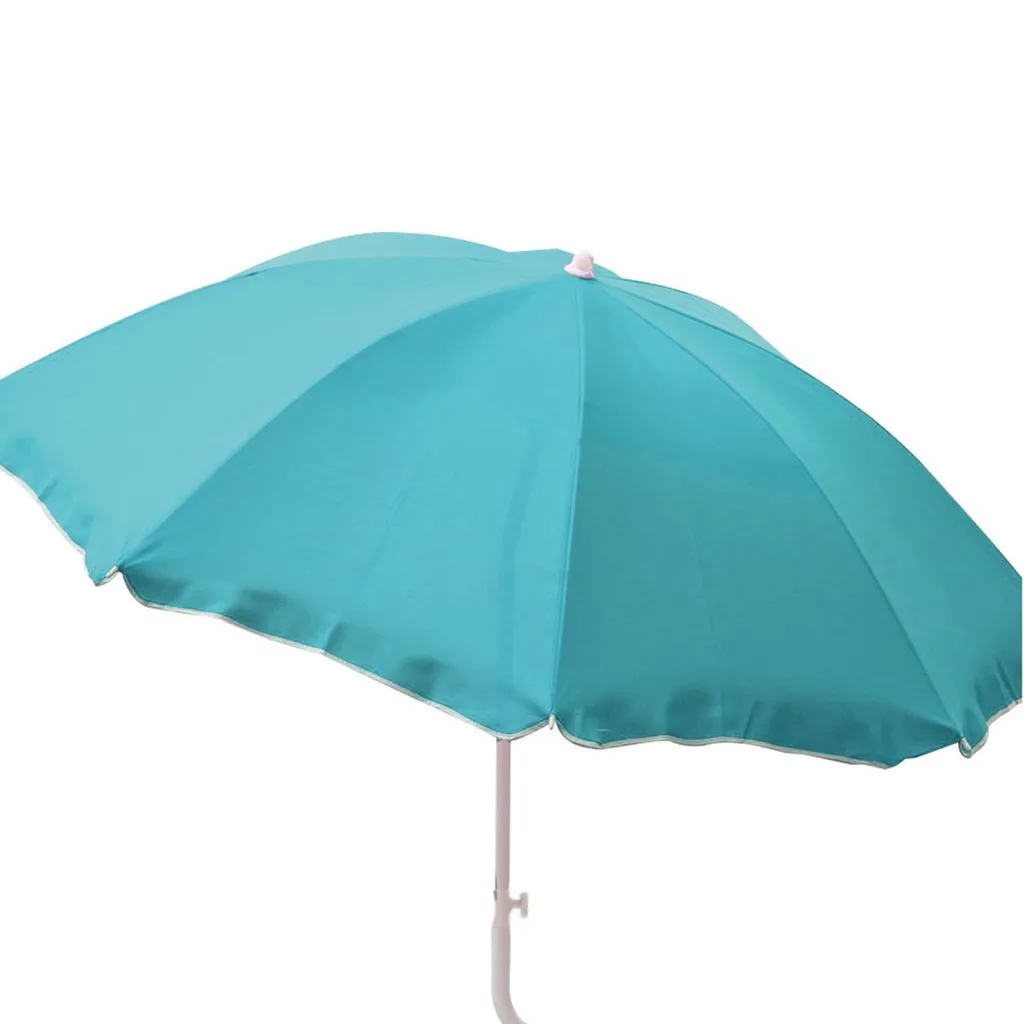 Marabella Sonnenschirm 180cm Knickbar Polyester Versch. Farben Strandschirm Gartenschirm, Farbe:petrol 3 Marabella Sonnenschirm 180cm Knickbar Polyester Versch. Farben Strandschirm Gartenschirm, Farbe:petrol – Bild 3