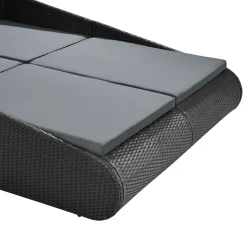 Juskys Polyrattan Sonnenliege Mykonos – XXL Outdoor Doppelliege Mit Polster Kissen In Grau Waschbar – Für Garten & Balkon – Gartenliege Sonneninsel 23 Juskys Polyrattan Sonnenliege Mykonos – XXL Outdoor Doppelliege Mit Polster Kissen In Grau Waschbar – Für Garten & Balkon – Gartenliege Sonneninsel -Garten- & Gewächshäuser Geschäft e7606f40fd67e49abbeb43b64e5d0cb7