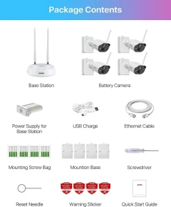 ZOSI 2K 3MP Kabellos Aussen Akku Überwachungskamera Set, 4X 3MP WLAN Kamera Batteriebetrieben Mit Basisstation 32GB Karte, 2-Wege-Audio, Personenerkennung, C309 15 ZOSI 2K 3MP Kabellos Aussen Akku Überwachungskamera Set, 4X 3MP WLAN Kamera Batteriebetrieben Mit Basisstation 32GB Karte, 2-Wege-Audio, Personenerkennung, C309 -Garten- & Gewächshäuser Geschäft e77f077d021365b2537951a7242ef199