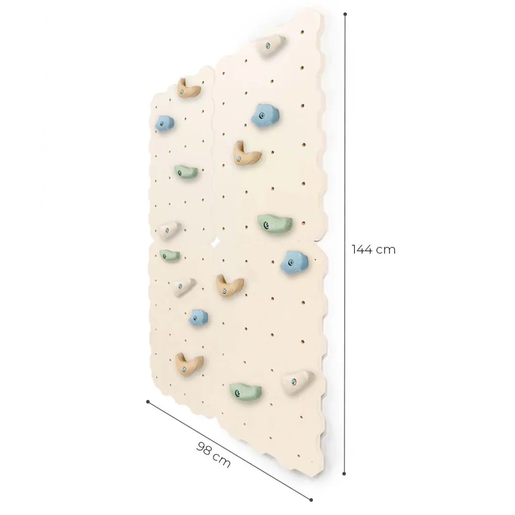 MAMOI® Kletterwand Für Kinderzimmer, Klettergerüst Und Spielgeräte Indoor, Klettern Mit Klettergriffe Für Kinder, Klettersteine, Kletterturm Mit Griffe, Turngeräte 3 MAMOI® Kletterwand Für Kinderzimmer, Klettergerüst Und Spielgeräte Indoor, Klettern Mit Klettergriffe Für Kinder, Klettersteine, Kletterturm Mit Griffe, Turngeräte – Bild 3