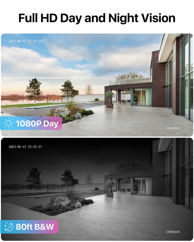 ZOSI 8CH 1080P HDMI DVR Recorder Mit 8x Outdoor 2.0MP Video Überwachungskamera System Ohne Festplatte 2 ZOSI 8CH 1080P HDMI DVR Recorder Mit 8x Outdoor 2.0MP Video Überwachungskamera System Ohne Festplatte – Bild 2