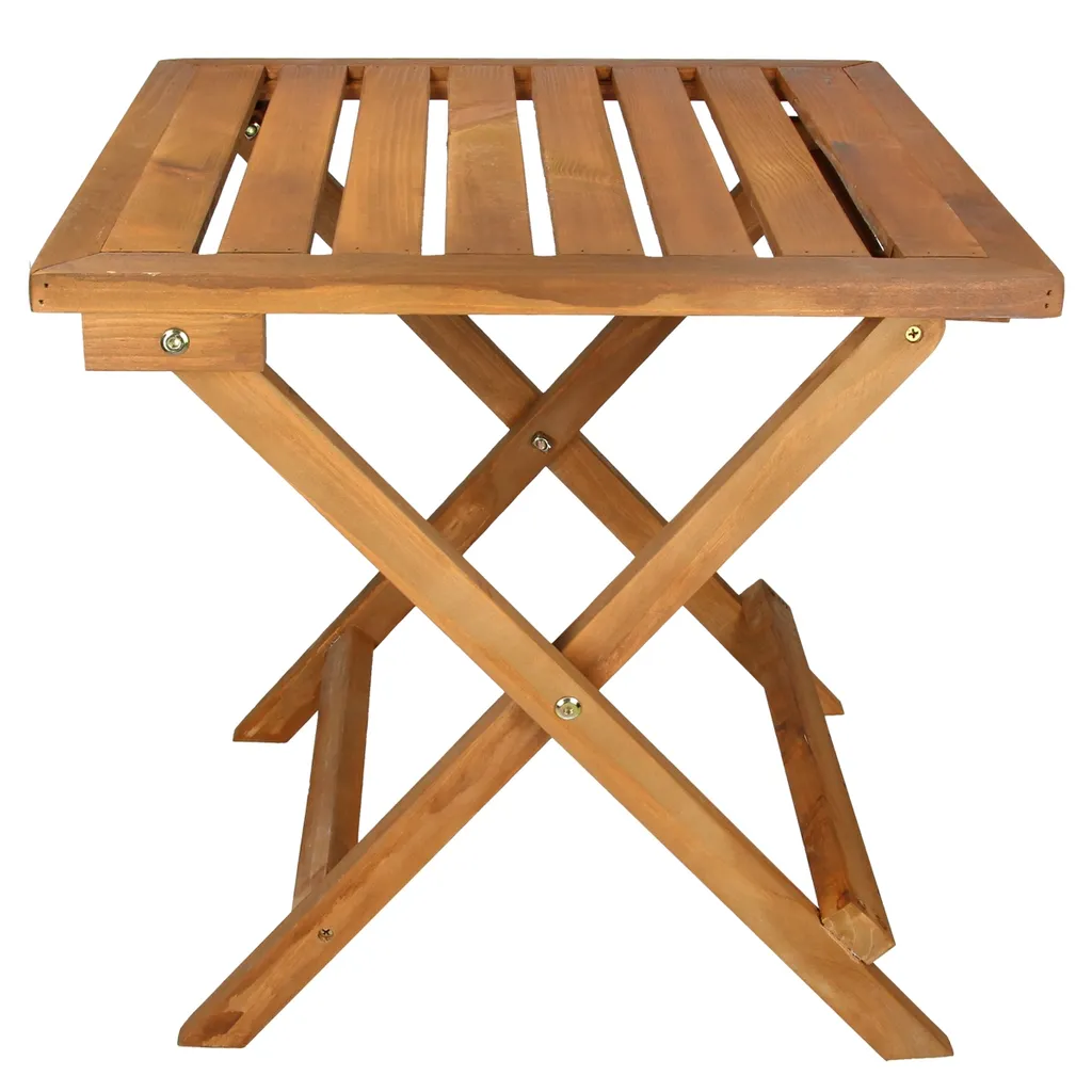ECD Germany Gartentisch, 46x46x46 Cm, Braun, Aus Kiefernholz, Klappbar, Massiv, Für Ihren Balkon Terrasse Oder Garten, Holztisch Balkontisch Klapptisch Beistelltisch Campingtisch Tisch Gartenmöbel 9 ECD Germany Gartentisch, 46x46x46 Cm, Braun, Aus Kiefernholz, Klappbar, Massiv, Für Ihren Balkon Terrasse Oder Garten, Holztisch Balkontisch Klapptisch Beistelltisch Campingtisch Tisch Gartenmöbel – Bild 9
