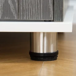 PawHut Hundekäfig Aus Holz Mit Tischoberfläche Schrank Kissen Erhöhtes Design Hundebox Hundehütte Hundekisten Für Mittelgroße Kleine Hunde Beistelltisch Design Innen Grau+Weiß 85 X 55 X 75 Cm 11 PawHut Hundekäfig Aus Holz Mit Tischoberfläche Schrank Kissen Erhöhtes Design Hundebox Hundehütte Hundekisten Für Mittelgroße Kleine Hunde Beistelltisch Design Innen Grau+Weiß 85 X 55 X 75 Cm -Garten- & Gewächshäuser Geschäft e7e84168352aeb8170c4a691c3b30a19