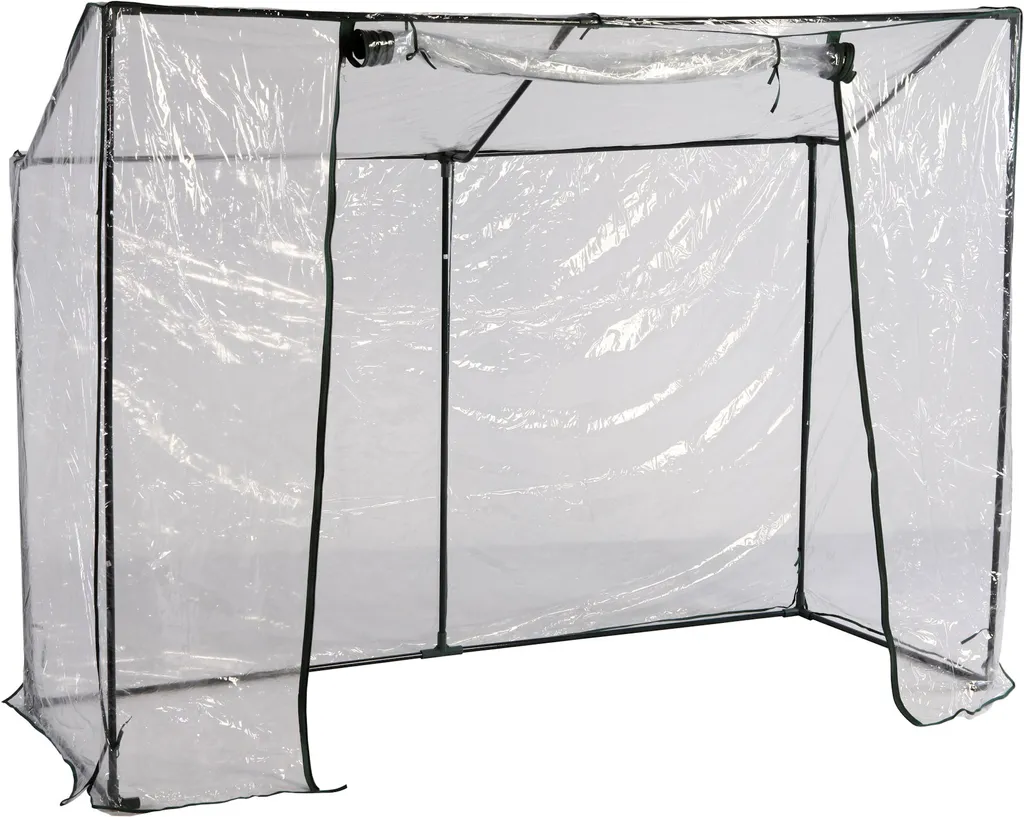 Spetebo Gewächshaus Transparent GROß - 200x77x150 Cm 1 Spetebo Gewächshaus Transparent GROß - 200x77x150 Cm