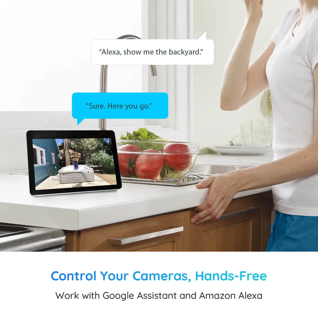 Reolink Akku Überwachungskamera Aussen, 1080p Kabellose WLAN Batterie IP Kamera Mit PIR Bewegungsmelder, 10m Sternenlicht-Nachtsicht, SD-Kartenslot, 2,4Ghz WiFi, 2-Wege-Audio, Argus 2 12 Reolink Akku Überwachungskamera Aussen, 1080p Kabellose WLAN Batterie IP Kamera Mit PIR Bewegungsmelder, 10m Sternenlicht-Nachtsicht, SD-Kartenslot, 2,4Ghz WiFi, 2-Wege-Audio, Argus 2 – Bild 12