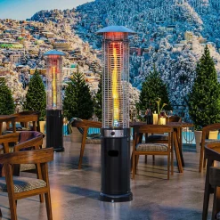 GGM Moebel International FINA | Gasheizstrahler | 1,8m | Schwarz | 11kW | Heizpilz, Terrassenheizstrahler, Terrassenheizer, Heizstrahler Gas -Garten- & Gewächshäuser Geschäft e8be78855928ecb20dffcff1e992f096