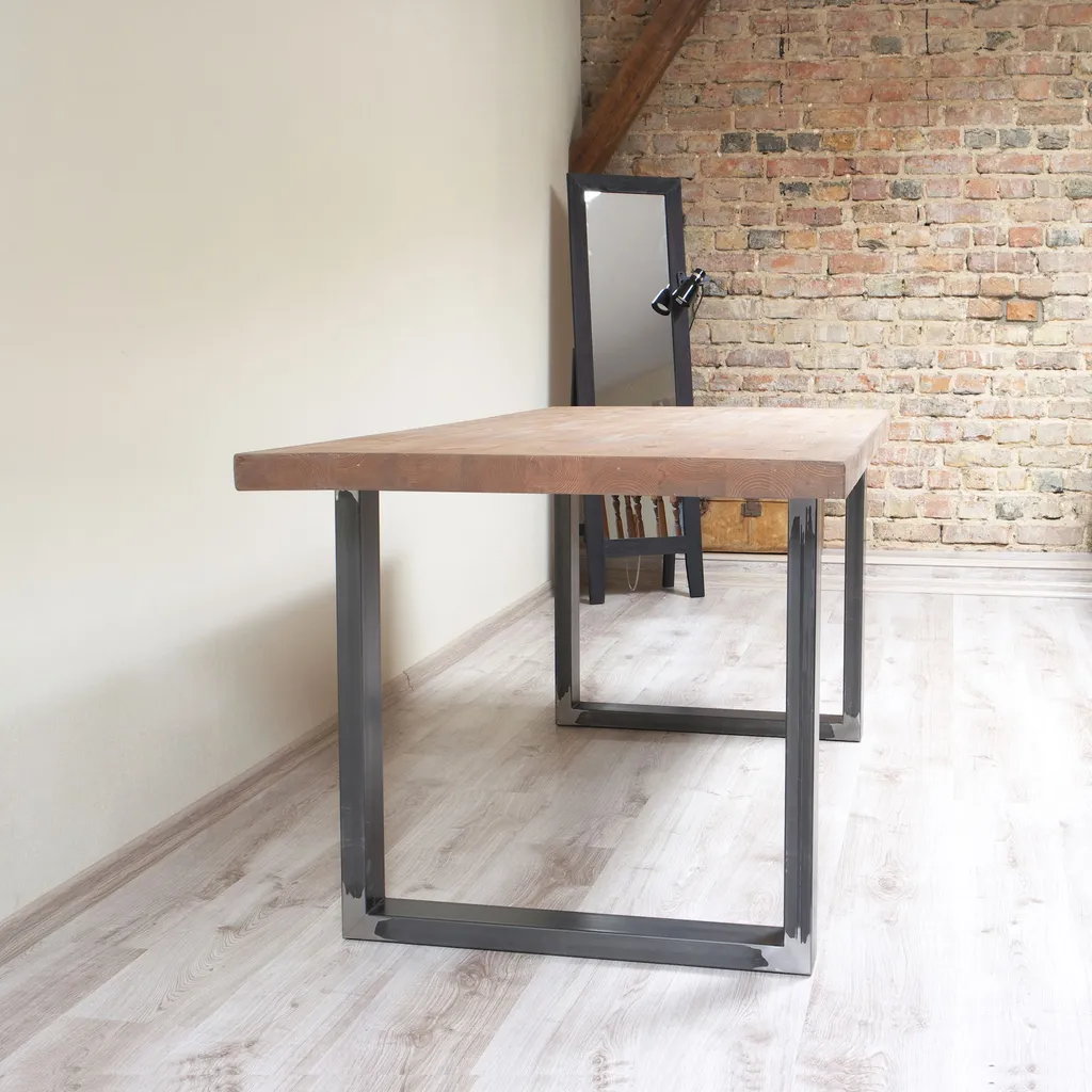 Zelsius Tischkufen 2er Set (B) 60 X (H) 72 Cm, Metall Tischbeine, Grau 2 Zelsius Tischkufen 2er Set (B) 60 X (H) 72 Cm, Metall Tischbeine, Grau – Bild 2