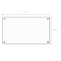 VidaXL Küchenrückwand Transparent 70 X 40 Cm Hartglas -Garten- & Gewächshäuser Geschäft e93d17b022098190f355f30d21351d30