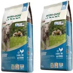2 X 25 Kg Bewi Dog Junior