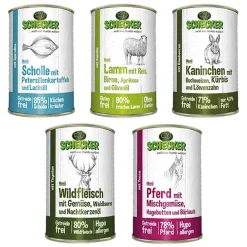 11x410g - Schecker Hundemenü Hundefutter Dosen - Nassfutter Zum Testen -Garten- & Gewächshäuser Geschäft e966da683f9f992b718baa2be3b05944