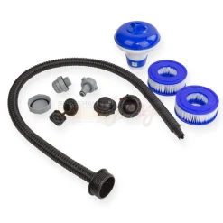 Bestway Whirlpool Lay-Z-Spa Miami | 4 Personen | 81 Massageluftdüsen | Automatisch Aufblasbar | 180x66 Cm | Schwarz/türkis | Abdeckung | Indoor Outdoor -Garten- & Gewächshäuser Geschäft e974b2f2c91ed30c0b9cec464ac871ce