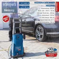 Scheppach Hochdruckreiniger HCE2500 SE - Inklusive 10-teiliges Set -Garten- & Gewächshäuser Geschäft e98172e7bb19fc965e7b0a17d26cd787