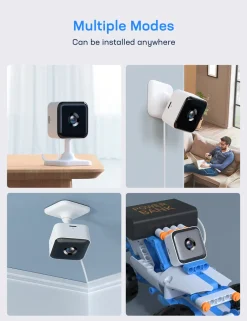 Teckin Überwachungskamera Innen Wlan Handy Mit App, 1080P IP Camera Surveillance Camera Indoor Mit Nachtsicht, 2-Wege-Audio, Bewegungs- Und Geräuscherkennung Für Haussicherheit -Garten- & Gewächshäuser Geschäft e998a026444a07d6d2a0120ed782f782
