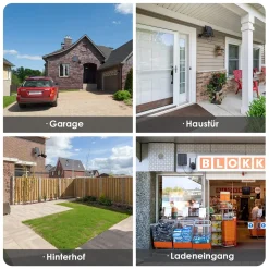 IeGeek 2K Solar Überwachungskamera Aussen Akku, Outdoor Kamera Wlan Mit PIR Bewegungsmelder, Sirene/lichtalarm, Personen/Autoerkennung, Farbnachtsicht, 2-Wege-Audio, Arbeit Mit Alexa, IP65 -Garten- & Gewächshäuser Geschäft e99df469c3ca6c5f46225f490c9e54ac