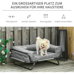 PawHut Hundesofa 2 In 1 Haustiersofa Und Hundeliege Katzensofa Erhöhtes Hundebett Schlafplatz Für Katzen Hunde Abnehmbar Oxfordstoff Grau 80 X 59 X 36 Cm 12 PawHut Hundesofa 2 In 1 Haustiersofa Und Hundeliege Katzensofa Erhöhtes Hundebett Schlafplatz Für Katzen Hunde Abnehmbar Oxfordstoff Grau 80 X 59 X 36 Cm -Garten- & Gewächshäuser Geschäft e9a98d0018975c45c3a3291eeb69fd8e