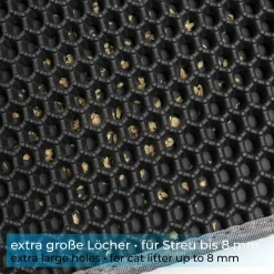 Fudajo Katzenstreu Matte Faltbar 75x55cm Katzenklo Vorleger Wasserdicht Mit 2 Schichten Waben Design -Garten- & Gewächshäuser Geschäft e9b767ebff20a772a9bee174d21a32cf