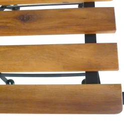 VidaXL Klappbare Gartenstühle 4 Stk. Stahl Und Massivholz Akazie -Garten- & Gewächshäuser Geschäft e9c6dd86428c44ac359950728d5a8980