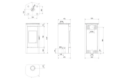 Stahl Kaminofen TITAN Panoramaglas Mit 11 KW RRØ 150 Mm Hersteller Kratki -Garten- & Gewächshäuser Geschäft e9d447e630eadd8adc4767188ac8bd62