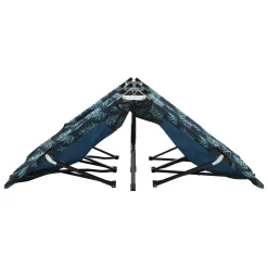 VidaXL Klappbare Sonnenliege Für 2 Personen Blattmuster Stahl 15 VidaXL Klappbare Sonnenliege Für 2 Personen Blattmuster Stahl -Garten- & Gewächshäuser Geschäft ea8744d9731237b37e17b1bef30f8a76