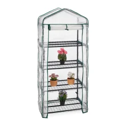 Relaxdays Gewächshaus Für Balkon Mit PE-Folie