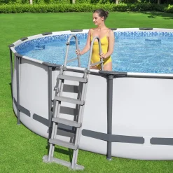 Bestway Steel Pro Max™ Frame Pool Komplett-Set, Rund, 427x122cm, 5612X -Garten- & Gewächshäuser Geschäft eaddd8b491f95afd77f71246ff922c9a
