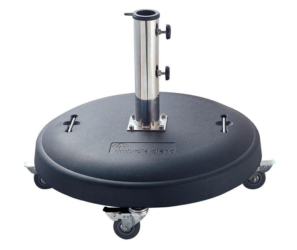 FRG Sonnenschirmständer Mit Rollen, Polymerbeton 2 FRG Sonnenschirmständer Mit Rollen, Polymerbeton – Bild 2