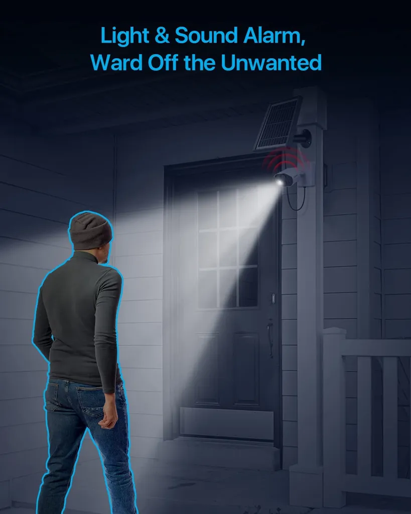 ZOSI C306 Drahtlos Batteriebetrieben Außen Akku Kamera Cloud Funkkamera Mit Farbnachtsicht, PIR Menschenerkennung, Licht&Ton Alarm 5 ZOSI C306 Drahtlos Batteriebetrieben Außen Akku Kamera Cloud Funkkamera Mit Farbnachtsicht, PIR Menschenerkennung, Licht&Ton Alarm – Bild 5