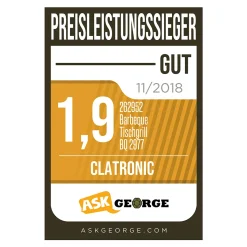 CLATRONIC Barbecue-Tischgrill BQ 2977 N Schwarz 19 CLATRONIC Barbecue-Tischgrill BQ 2977 N Schwarz -Garten- & Gewächshäuser Geschäft eb93db6b16a5d0ded31a08b77e1f0925