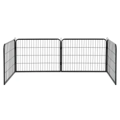 Juskys Welpenauslauf 160 X 160 X 60 Cm – Welpenlaufstall 8-teilig Aus Metall – Freigehege Mit Tür – Welpengitter Für Hunde, Hasen & Kleintiere -Garten- & Gewächshäuser Geschäft eb94c3ec3a0e157473b16f45ccff70b7