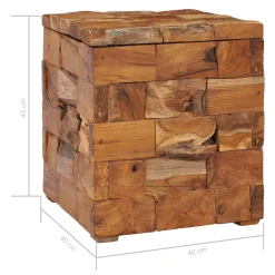 VidaXL Hocker Mit Stauraum Massivholz Teak -Garten- & Gewächshäuser Geschäft eba83a154b0fd6199e8dff21aadf9f49